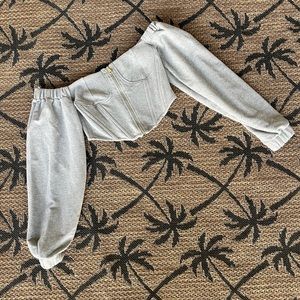 Bershka cropped corset top